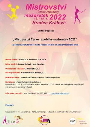 CMA MČR Hradec Králové 13.-15.5.2022